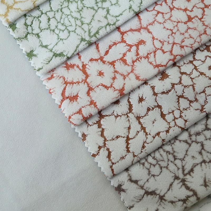 Embossed Printing velvet fabric